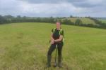 Joanne McGoldrick (Soil Sampler – RPS) at Millbank Farm, Killinchy, Co Down  