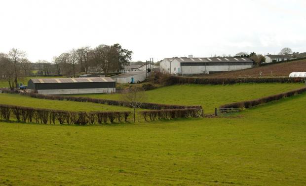 General farmyard buildings.