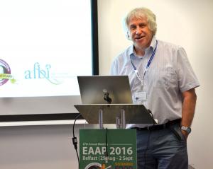 Dr Matt Service (AFBI) during the Aquaculture Session at EAAP16