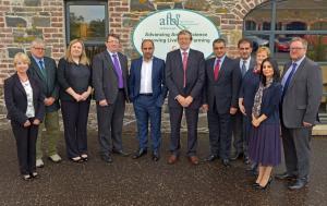 The delegation from Kurdistan Regional Government (KRG) pictured with AFBI staff during the recent visit to AFBI Hillsborough.
