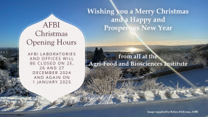 AFBI Christmas Opening Hours