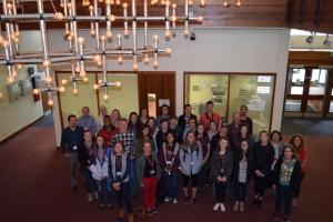 North Carolina State University staff and students who were recently hosted by AFBI Grassland and Plant Science Branch 
