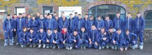 The group of students from Kildalton Agricultural College,  Co Kilkenny who recently visited AFBI Hillsborough.